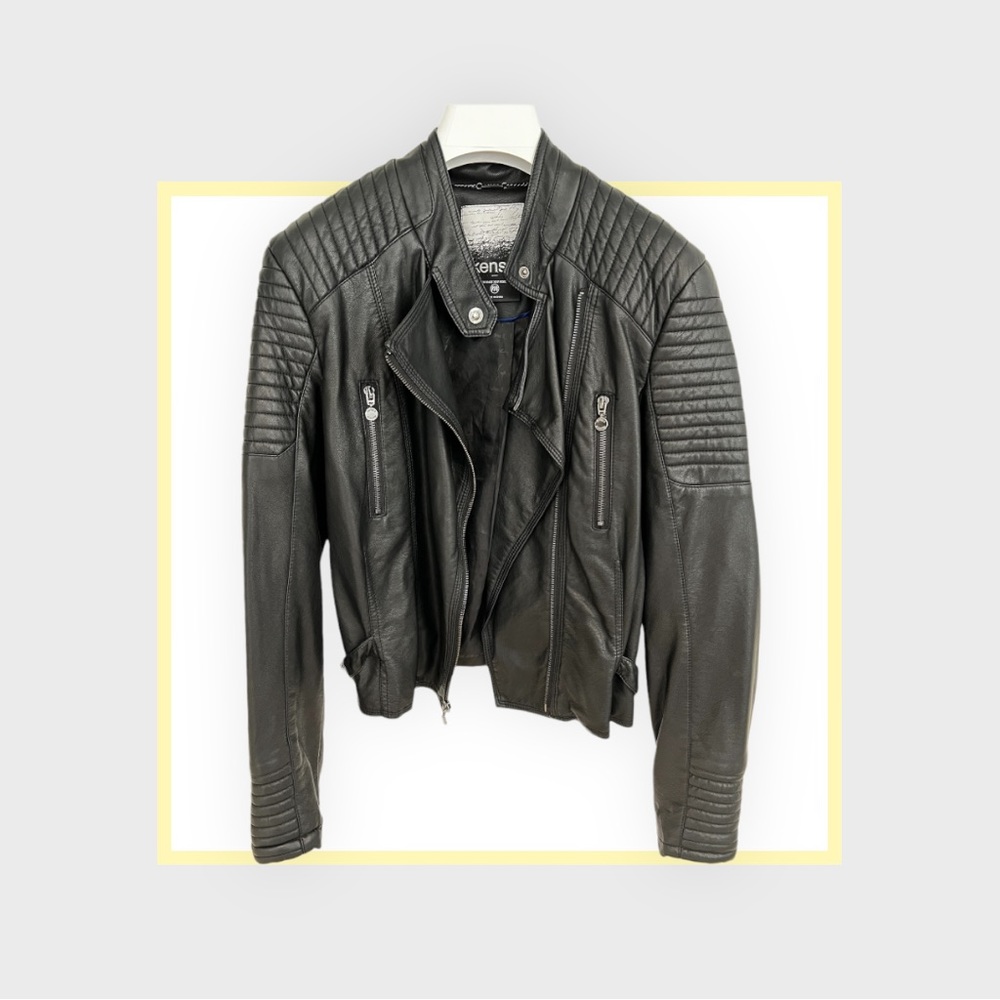 VEGAN Leather Kenzie Coat - Medium